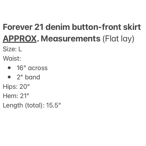 Forever 21 Button-Front Jean Skirt - Picture 8 of 10